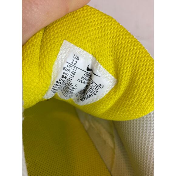 Nike Air Max Shoes-Yellow/White/Gray- Size 12 - Picture 6 of 7